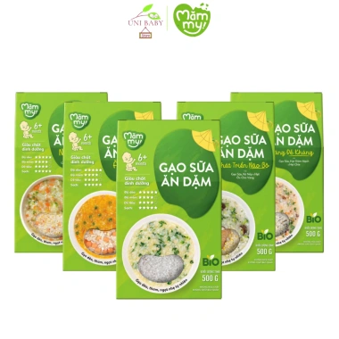 Gạo sữa ăn dặm Mămmy 6 tháng - Cháo mềm mịn, hỗ trợ tiêu hoá non nớt, giá 119k