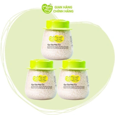 Gạo sữa hữu cơ Mămmy 140g - Ăn dặm bé 6 tháng, không chất bảo quản, ưu đãi 33.305 2