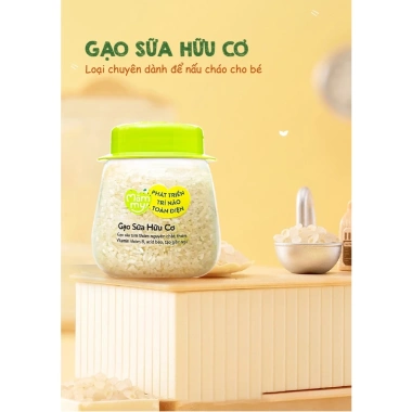 Gạo sữa hữu cơ Mămmy 140g - Ăn dặm bé 6 tháng, không chất bảo quản, ưu đãi 33.305 10