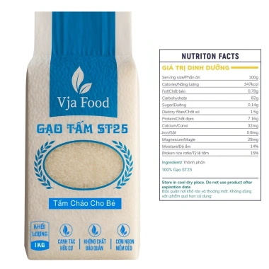 Gạo tấm thơm Việt Nhật ST25 1kg - Giá sỉ 24.999đ, hạt dài, hương tự nhiên 2