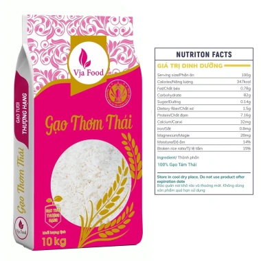 Gạo Thái Thơm VJA Thượng Hạng 5kg Gạo Date mới 100% Tươi sạch Giá chỉ 135.000₫ 2