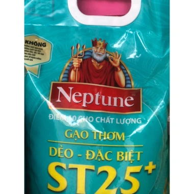 Gạo Thơm Dẻo 5kg Neptune Thượng Hạng - Giá Ưu Đãi 155.000, Chất Lượng Vượt Trội
