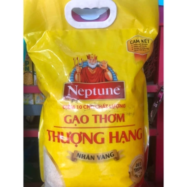Gạo Thơm Dẻo 5kg Neptune Thượng Hạng - Giá Ưu Đãi 155.000, Chất Lượng Vượt Trội