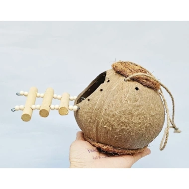 Gáo tổ chim, chuột, sóc, nhím - thang kèm sơ dừa, 13-14cm, 30.000₫ giảm 6.300₫ 6