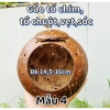 Gáo tổ chim, tổ chuột, tổ sóc, vẹt - Mài bóng đk 8-16cm, giá sỉ 19.000 VND 7