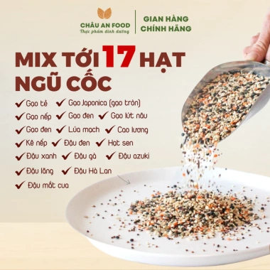 Gạo Trộn Ngũ Cốc Hàn Quốc 1KG - Cơm Tím 17 Loại Hạt Giảm Đường, Giảm Tinh Bột, Healthy 95.000đ