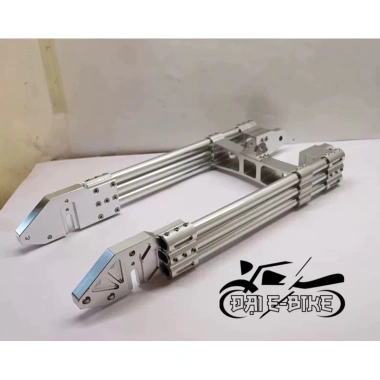 Gắp 3 ống CNC nhôm phay nguyên khối Càng sau cho xe điện độ, nhẹ bền, đẹp mắt, giá ưu đãi 1.950.000 tặng pat heo 2pis
