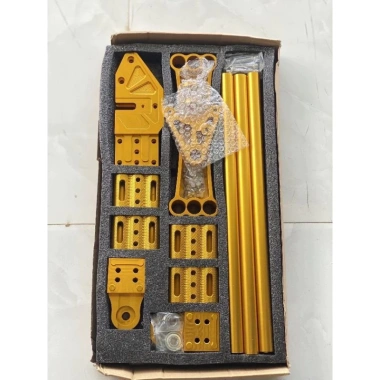 Gắp 3 ống CNC nhôm phay nguyên khối Càng sau cho xe điện độ, nhẹ bền, đẹp mắt, giá ưu đãi 1.950.000 tặng pat heo 2pis