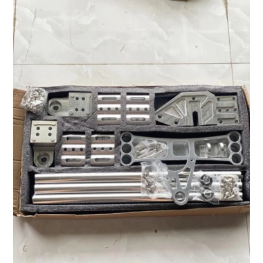 Gắp 3 ống CNC nhôm phay nguyên khối Càng sau cho xe điện độ, nhẹ bền, đẹp mắt, giá ưu đãi 1.950.000 tặng pat heo 2pis