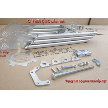 Gắp 3 ống V3 CNC cao cấp cho xe điện - tặng full bộ phụ kiện, giảm còn 788.000đ 2 Gắp 3 ống V3 CNC cao cấp cho xe điện - tặng full bộ phụ kiện, giảm còn 788.000đ 2
