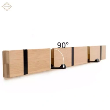Gấp cửa gỗ - Móc treo tường cho áo choàng, túi khăn, tiết kiệm không gian, chỉ 236.500₫ 6 Gấp cửa gỗ - Móc treo tường cho áo choàng, túi khăn, tiết kiệm không gian, chỉ 236.500₫ 6
