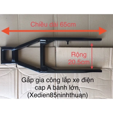 Gắp gia công lắp xe điện cấp A, bánh lớn 65cm - Giá ưu đãi 490.000đ