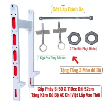 Gắp không phây Wuav nhỏ, Đrim, Cúp 50cm - Kèm Pass tăng sên, óc bắt nhún, giảm giá 195k 5 Gắp không phây Wuav nhỏ, Đrim, Cúp 50cm - Kèm Pass tăng sên, óc bắt nhún, giảm giá 195k 5