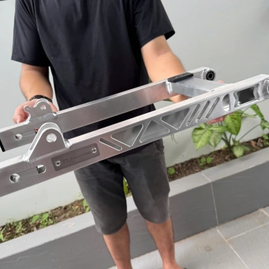 Gắp Nhôm CNC 52cm cho Xe Sirius Wave S110/A/S RSX/Future/Fueled 125 - Giá chỉ 680.000 VND 7