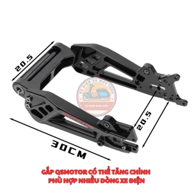 Gắp QSMOTOR CNC Tăng Chỉnh Đầu Trục Xe Máy Điện – Tặng Pát Heo 2 Piston, 1,450,000₫