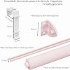 Gấp Rèm Không Móng Tay NK4A – Giá Đỡ Xanh Dính Móc, Xếp Ly Màn Louver – Chỉ 70.151₫ 2