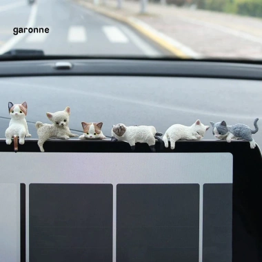 GAR Cat Bảng Điều Khiển Tượng Mèo Mini Đáng Yêu PVC - Xe An Toàn, Giá 67.098 VND 2