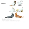 GAR Cat Bảng Điều Khiển Tượng Mèo Mini Đáng Yêu PVC - Xe An Toàn, Giá 67.098 VND 3