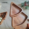 Garende Cây Giáng Sinh Hình Món Ăn 3 Đĩa Ăn Nhẹ Tái Sử Dụng cho Tráng Miệng, Phòng Ăn, Nhà Bếp 5
