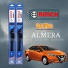 Gạt mưa Bosch Aerofit cho Nissan Almera 2.013-2.020 & 2.021-nay - Lưỡi mềm gạt êm sạch, móc U, size 22-26-14 - Giá ưu đãi 298.800 VND