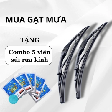 Gạt mưa ô tô silicon SINGTECH Singapore 35‑70cm, khung vừa mọi dòng xe, 29.000₫ 2