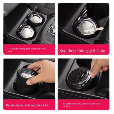 Gạt tàn Mazda CX5 2.017-2.026 Vỏ mở đèn nội thất tro chống bay - Giá 283.800₫ 2
