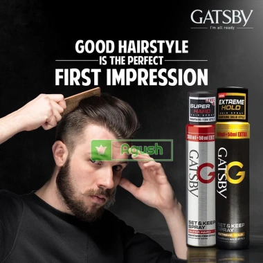 Gatsby Hair Spray Extreme Hold 250ml + Mini 66ml - Cứng Giữ Nếp Lâu, Thơm, Giá Rẻ 75.000₫ 5 Gatsby Hair Spray Extreme Hold 250ml + Mini 66ml - Cứng Giữ Nếp Lâu, Thơm, Giá Rẻ 75.000₫ 5