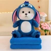 Gấu bông 2in1 kèm chăn mền cho bé đi học - Tiện lợi, đa năng, giá chỉ 155.000₫ 10