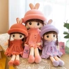 Gấu Bông Búp Bê Đội Mũ, Váy Nhung Tim Cao Cấp - 30.000đ, Đa Kích Thước VN525