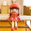 Gấu Bông Búp Bê Đội Mũ, Váy Nhung Tim Cao Cấp - 30.000đ, Đa Kích Thước VN525 3