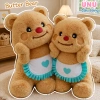 Gấu Bông Butter Bear Đeo Yếm Xanh - Teddy Biểu Cảm Đáng Yêu, Giá Ưu Đãi 165k