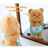 Gấu Bông Butter Bear Đeo Yếm Xanh - Teddy Biểu Cảm Đáng Yêu, Giá Ưu Đãi 165k 2