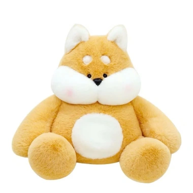 Gấu bông Cáo béo & Shiba Maru vàng 33cm - Lông mịn cao cấp, siêu cute, giảm còn 136k 3