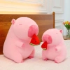 Gấu bông Capybara mẫu mới hottrend – màu hồng, trắng, xanh lá, đủ size, cao cấp 129k 11