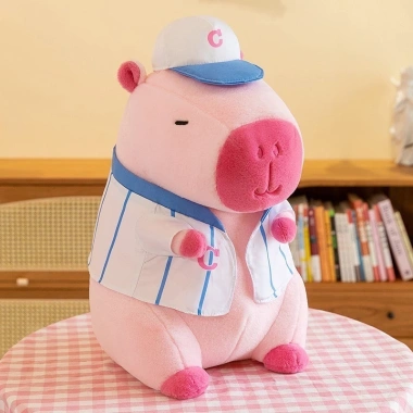 Gấu bông Capybara mẫu mới hottrend – màu hồng, trắng, xanh lá, đủ size, cao cấp 129k 15