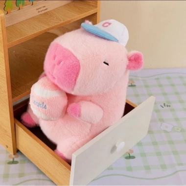 Gấu bông Capybara mẫu mới hottrend – màu hồng, trắng, xanh lá, đủ size, cao cấp 129k 17