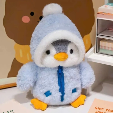 Gấu Bông Chim Cánh Cụt 25cm Áo Nỉ Mùa Đông Ấm Áp - Quảng Châu Giá 69.000đ