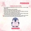 Gấu Bông Chim Cánh Cụt Đeo Yếm Gấu Trúc Cute – Thú Nhồi Bông Lông Kim Quà Tặng Bé 500k 5