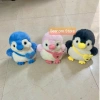 Gấu bông chim cánh cụt xanh nhạt, mũm mĩm, đeo túi tim - Giá 165.000đ 4