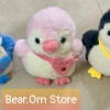 Gấu bông chim cánh cụt xanh nhạt, mũm mĩm, đeo túi tim - Giá 165.000đ 11
