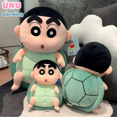 Gấu Bông Cu Shin Cậu Bé Bút Chì Cosplay Rùa Xanh Đáng Yêu - Nhiều Size, Giá chỉ 75.000 VND