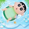 Gấu Bông Cu Shin Cậu Bé Bút Chì Cosplay Rùa Xanh Đáng Yêu - Nhiều Size, Giá chỉ 75.000 VND 9