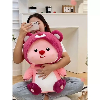 Gấu Bông Hải Ly Loopy Cao Cấp Dáng Ngồi - Nhiều Size, Giá Ưu Đãi 97k