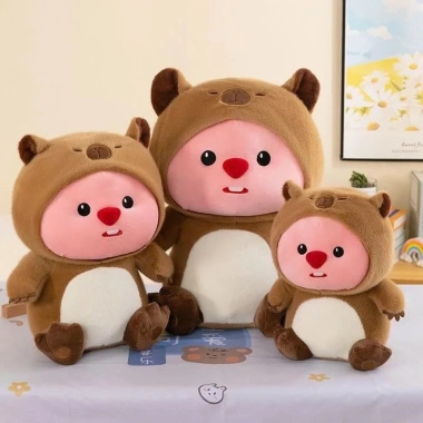 Gấu Bông Hải Lý Loopy Cosplay Capybara - Quà Tặng Ôm Ngủ Big City Bear Giá 125k