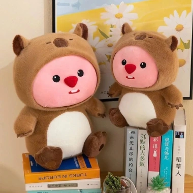 Gấu Bông Hải Lý Loopy Cosplay Capybara - Quà Tặng Ôm Ngủ Big City Bear Giá 125k