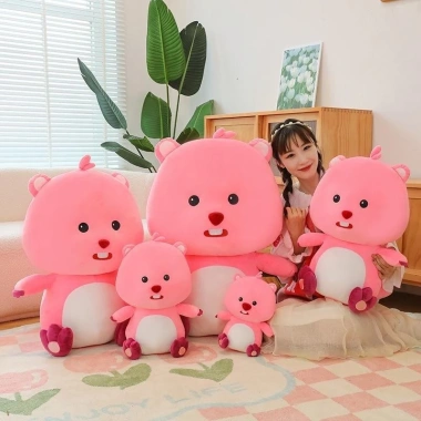 Gấu Bông Hải Ly Loopy Cosplay - Lotso, Stitch Xanh, Capybara, Pikachu, Giá chỉ 99k