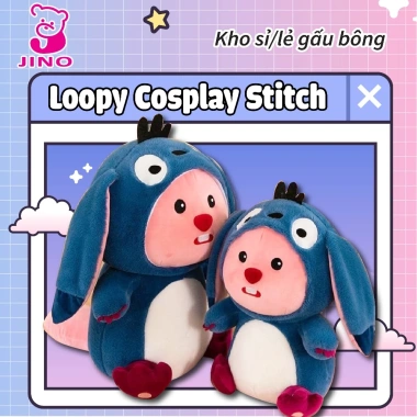Gấu Bông Hải Lý Loopy Cosplay Stitch - Mềm Mịn, Đáng Yêu, Giá 178.750 VND