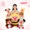 Gấu Bông Hải Ly Loopy Cún, Gấu Trúc Đội Mũ Pororo, Vải Mền Mịn To K3T1 - 219k 2