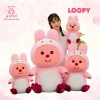 Gấu Bông Hải Ly Loopy Cún, Gấu Trúc Đội Mũ Pororo, Vải Mền Mịn To K3T1 - 219k 3