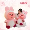 Gấu Bông Hải Ly Loopy Cún, Gấu Trúc Đội Mũ Pororo, Vải Mền Mịn To K3T1 - 219k 5